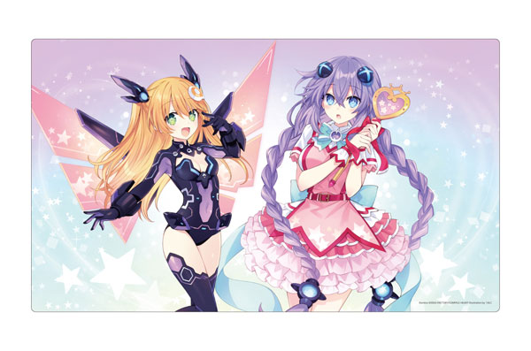 あみネプダブル周年コラボ デスクマット イラスト：つなこ