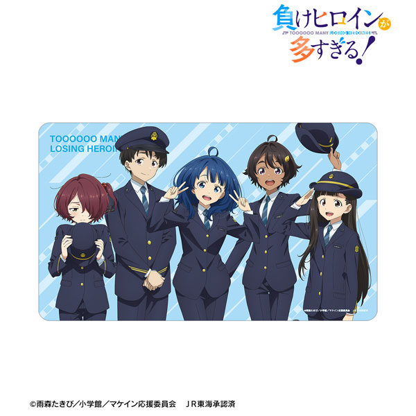 TVアニメ『負けヒロインが多すぎる！』 描き下ろし 集合A 駅員ver. 第2弾 マルチデスクマット