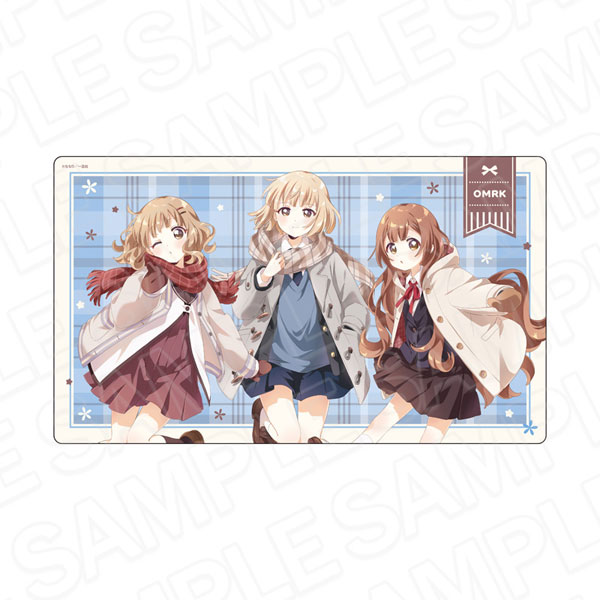 大室家 ラバーデスクマット 撫子＆櫻子＆花子 マフラー ver.