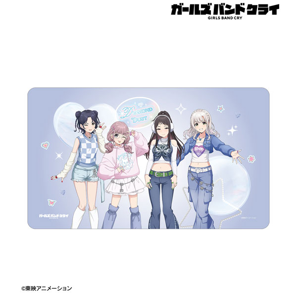 ガールズバンドクライ 描き下ろし ダイヤモンドダスト Y2Kファッションver. マルチデスクマット