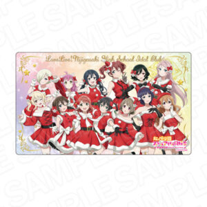 ラブライブ！虹ヶ咲学園スクールアイドル同好会 ラバーデスクマット サンタ風衣装 ver.