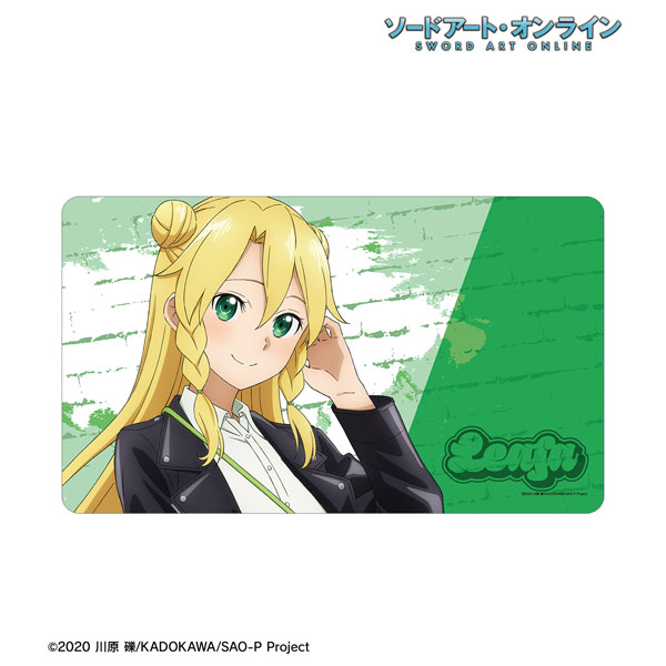 ソードアート・オンライン 描き下ろし リーファ ライダースジャケットver. マルチデスクマット