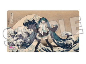 初音ミク×葛飾北斎 iXima デスクマット 神奈川沖波裏