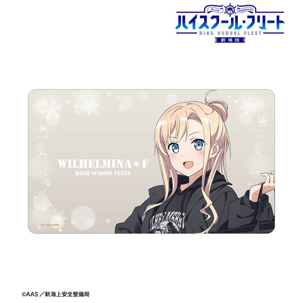 劇場版 ハイスクール・フリート 描き下ろし ヴィルヘルミーナ デート私服ver. マルチデスクマット ver.A