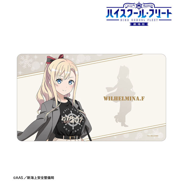 劇場版 ハイスクール・フリート 描き下ろし ヴィルヘルミーナ デート私服ver. マルチデスクマット ver.B