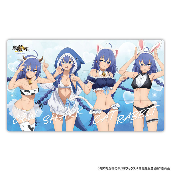 【限定販売】無職転生II ～異世界行ったら本気だす～ ラバーデスクマット ロキシー アニマル水着Ver.