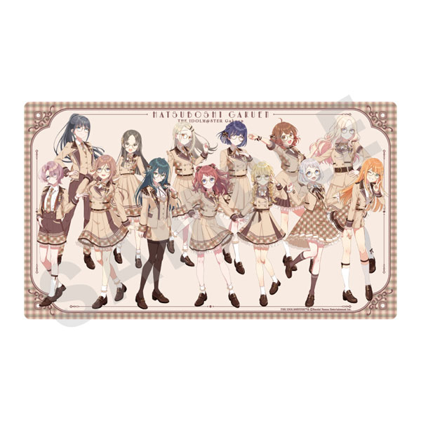 「学園アイドルマスター」 ラバーマット めがね×ラテコーデver.