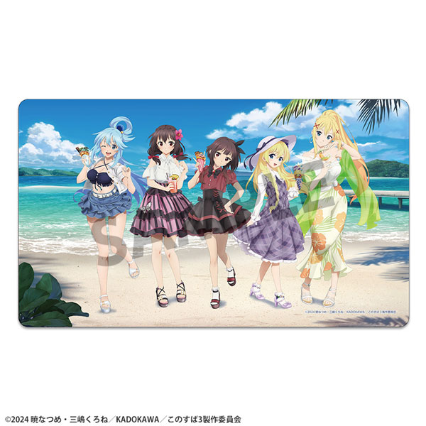 この素晴らしい世界に祝福を！ 描き下ろしラバーマット バカンス ver.