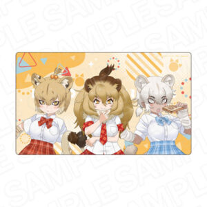けものフレンズ3 ラバーデスクマット マサイライオン＆ライオン＆トランスバールライオン