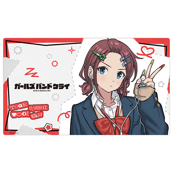 [ガールズバンドクライ]描き下ろしラバーマット(井芹仁菜/平成ギャル)