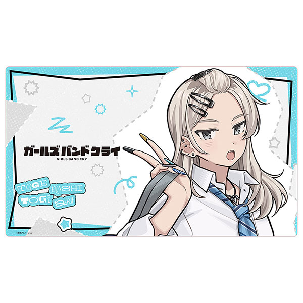 [ガールズバンドクライ]描き下ろしラバーマット(河原木桃香/平成ギャル)