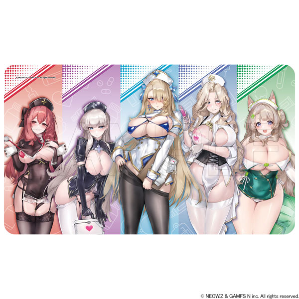 【限定販売】ブラウンダスト2 ラバーデスクマット ナースVer.