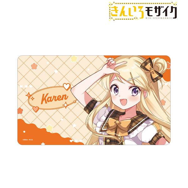 きんいろモザイク 原悠衣先生 描き下ろし 九条カレン アイドル風衣装ver. マルチデスクマット