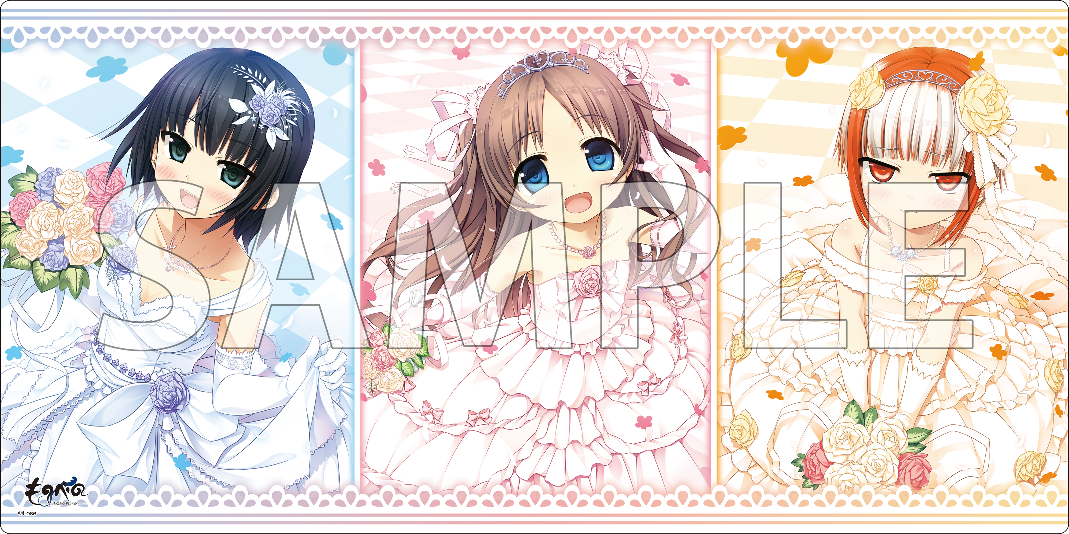ブシロード ラバーマットコレクション V2 エクストラ Vol.152 ものべの『夏葉＆すみ＆ありす』