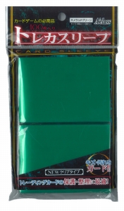 【旧版】アクラストレカスリーブ クリアカラーシリーズ エメラルドグリーン パック