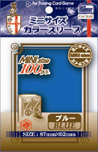 カードアクセサリコレクション カラースリーブ ミニサイズ ブルー パック