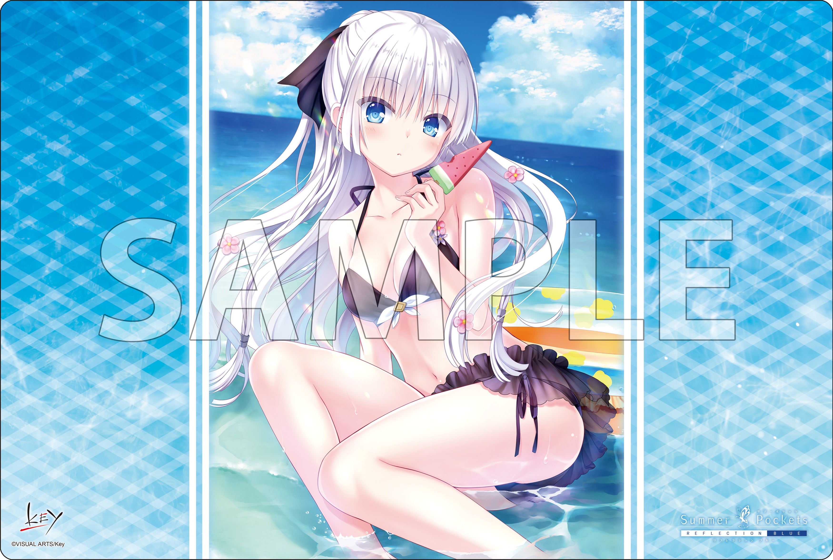 ブシロード ラバーマットコレクション V2 エクストラ Vol.98Summer Pockets REFLECTION BLUE『鳴瀬しろは』水着ver.