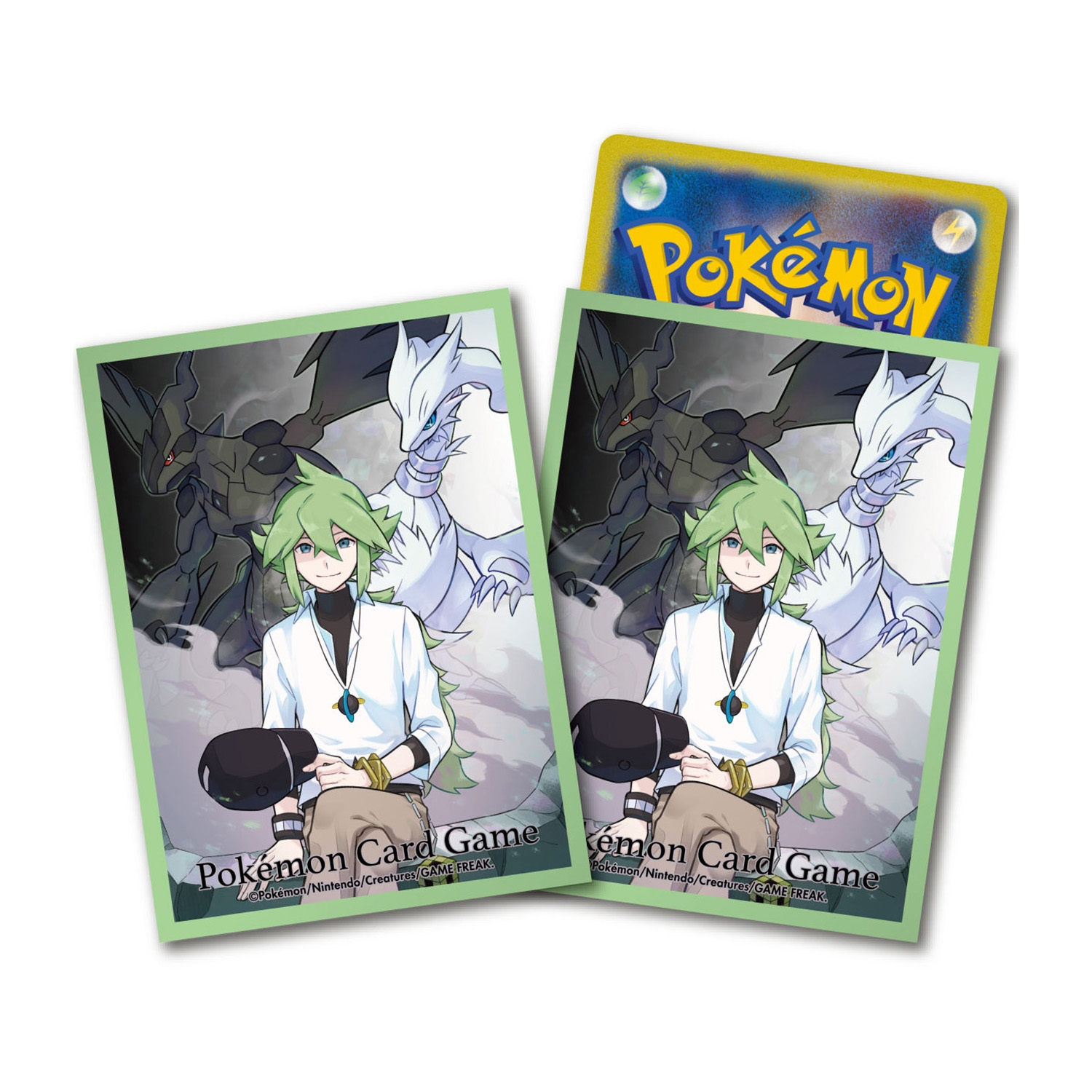 ポケモンカードゲーム デッキシールド N＆レシラム＆ゼクロム
