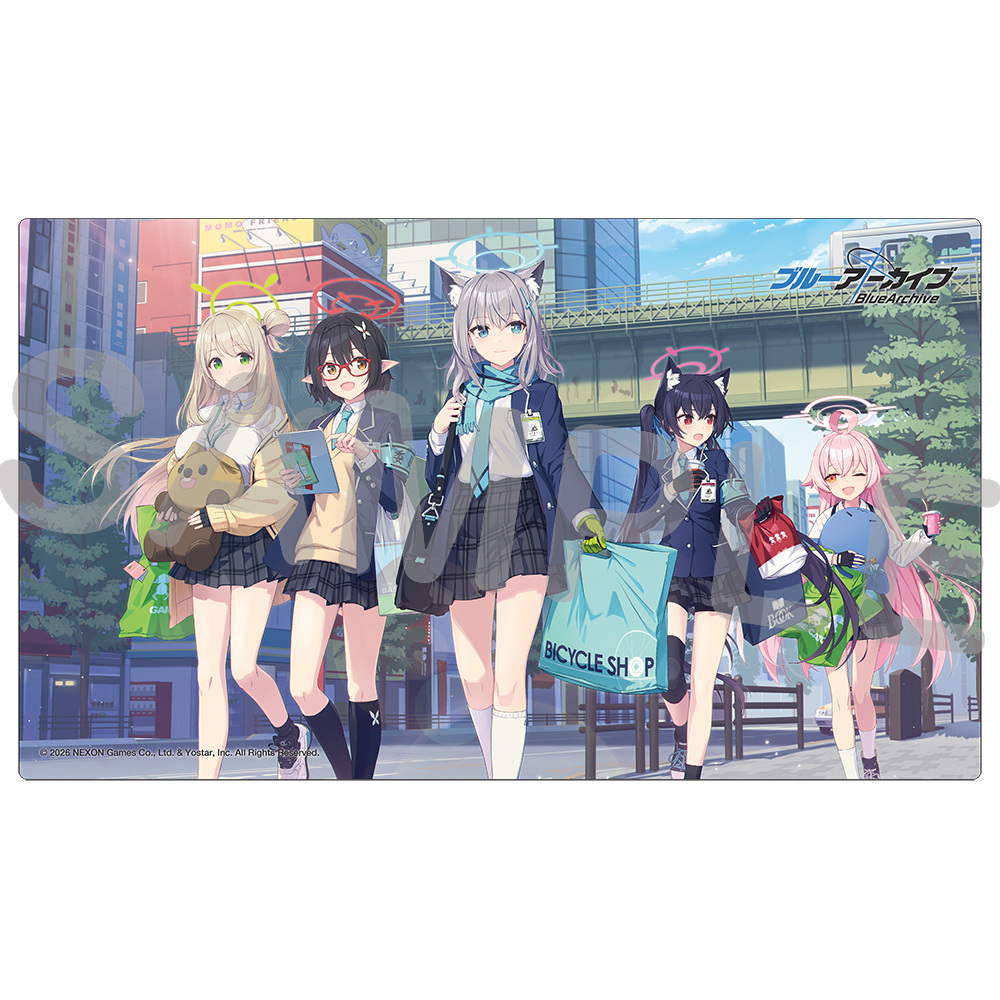 ブルーアーカイブの新作マルチプレイマットが5種登場、Yostar Official Shop