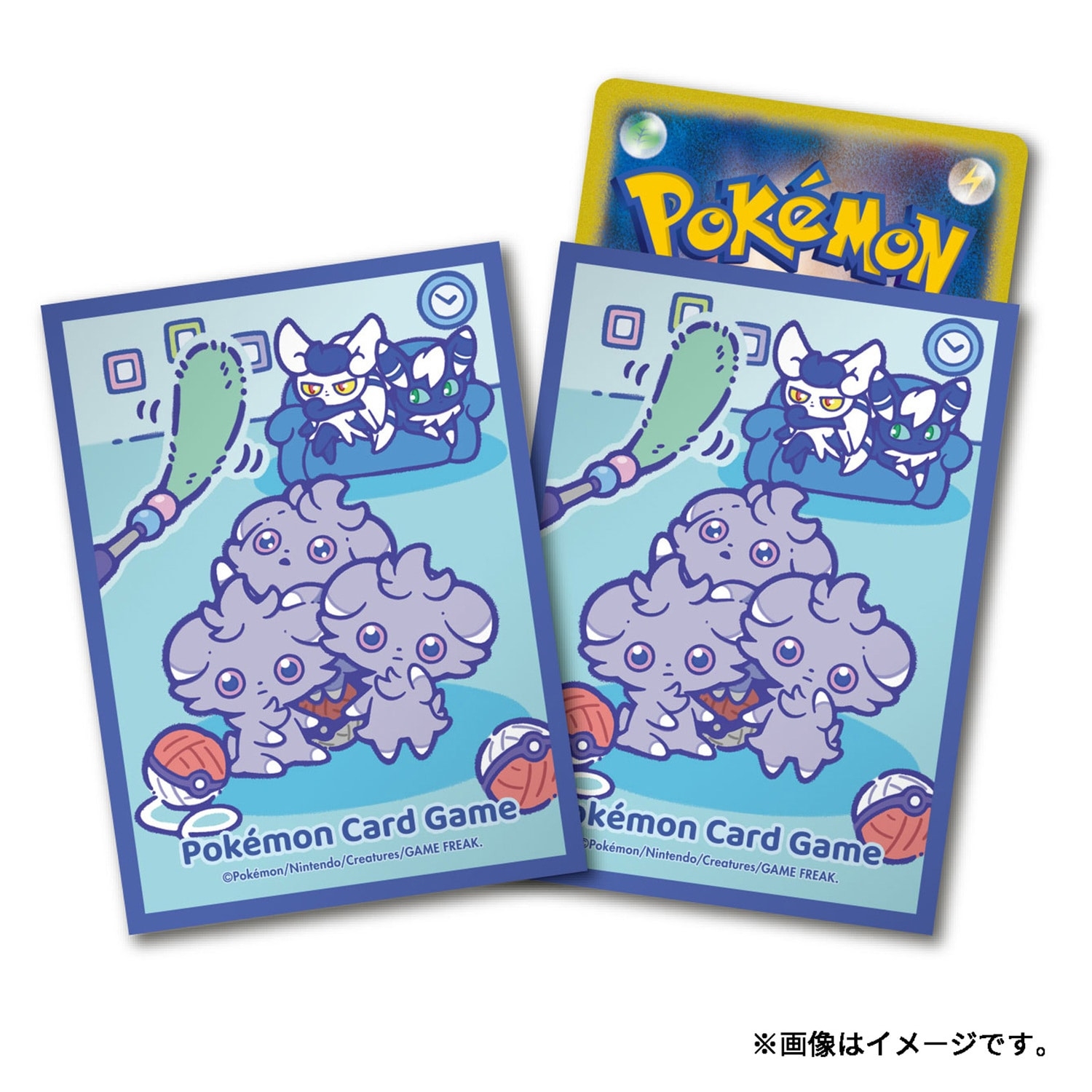 ポケモンカードゲーム デッキシールド のんびりじゃらし