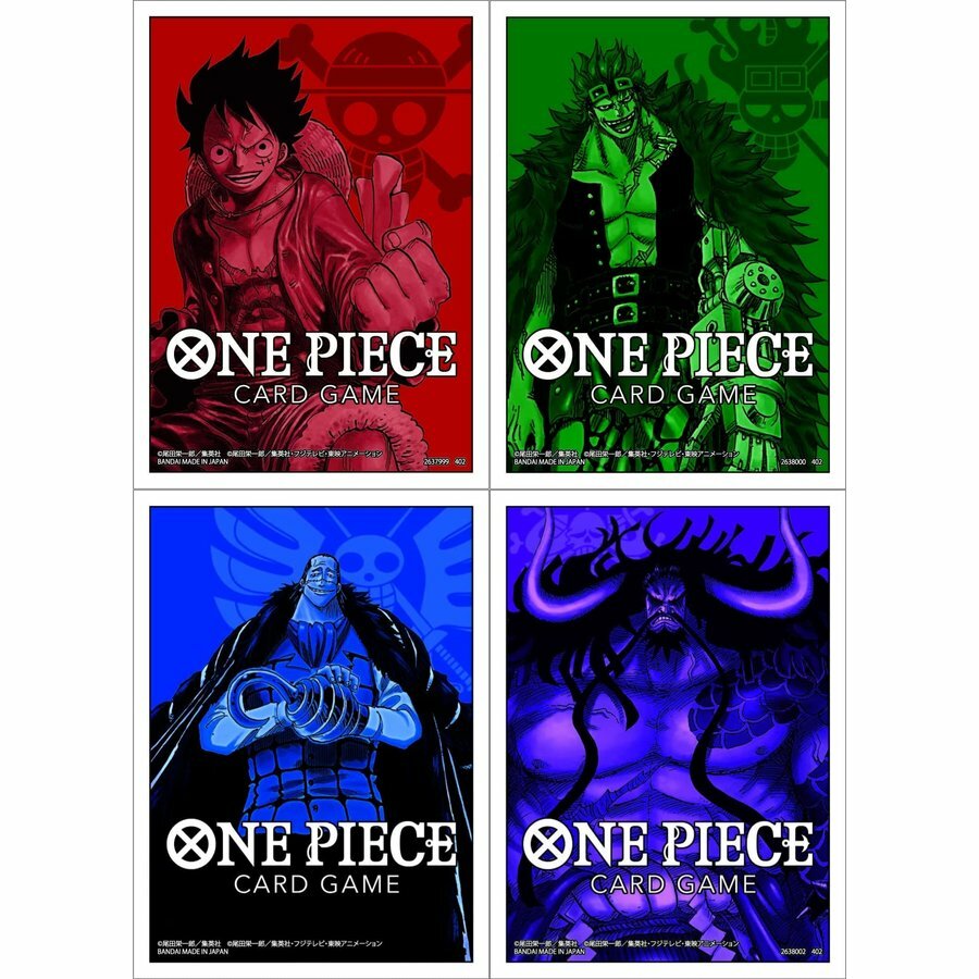 ONE PIECEカードゲーム オフィシャルカードスリーブ 1 4種セット