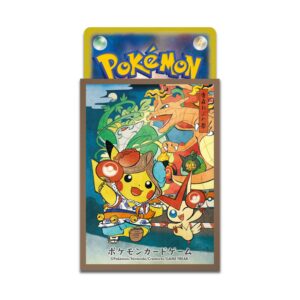ポケモンカードゲーム デッキシールド ねぶた祭ごっこピカチュウ【ブラウン】