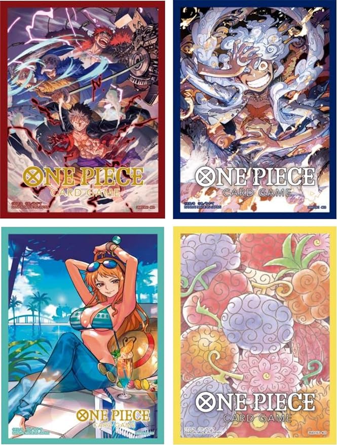 ONE PIECEカードゲーム オフィシャルカードスリーブ 4 4種セット