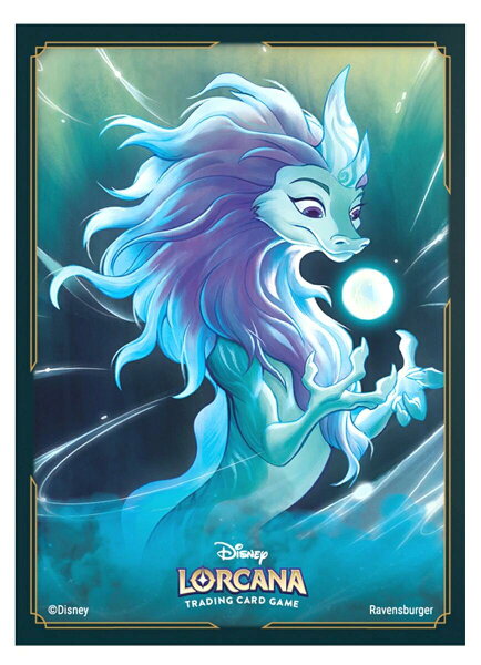 ディズニー ロルカナ TCG 公式カードスリーブ シスー 神聖なる水の竜 トレーディングカード スリーブ　ディズニー トレカ Disney ディズニーロルカナ