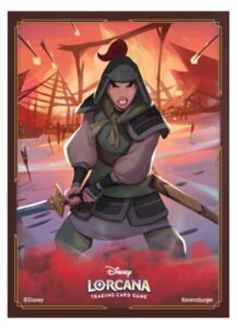 ディズニー ロルカナ TCG 公式カードスリーブ ムーラン 訓練中の兵士 トレーディングカード スリーブ　ディズニー トレカ Disney ディズニーロルカナ