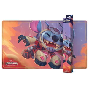 ディズニーロルカナ TCG 公式プレイマット スティッチ 小型ロケット ロルカナ カード ディズニー Disney プレイマット