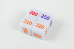 TOYGER ダメージダイス 樹脂製 拡張セット 4個入り ポケモンカードゲームにも対応 360ダメージまで対応