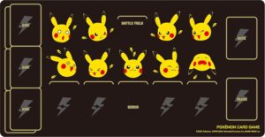 ポケモンカードゲーム ラバープレイマット ピカチュウとかみなり