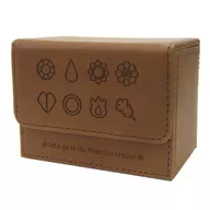 ポケモンカードゲーム フリップデッキケース GYM BADGES KT BROWN ポケモンセンター限定