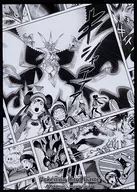 ポケモンカードゲーム デッキシールド(スリーブ) -Yusuke Murata- コミック総柄 ポケモンセンター限定（開封済み）