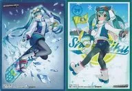 雪ミク2016 きゃらスリーブコレクション マットシリーズ(2種セット) SNOW MIKU 2016 グッズ [No.EV032]