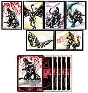 ゴジラ カードゲーム スリーブ＆カードセット 『怪獣墨絵大進撃』