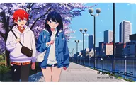 グリッドマン ユニバース 描き下ろしラバーマット(プレイマット) 裕太＆六花/桜デート