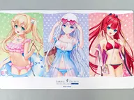 Summer Pockets REFLECTION BLUE ラバーマット(プレイマット) しろは＆紬＆識/水着