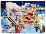 ラバープレイマット Z/X -Zillions of enemy X- 『あづみ＆リゲル ホワイトクリスマスVer.』 イベント限定