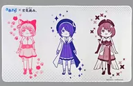 あおぎり高校×みんなで空気読み。 マルチプレイマット(音霊魂子＆大代真白＆栗駒こまるver.)
