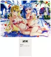 ラバープレイマット Z/X -Zillions of enemy X- あづみ＆リゲル サマーバケーションVer. イベント・通販限定
