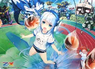 プレイマット Z/X -Zillions of enemy X- 『青の竜の巫女ユイ 体育祭Ver.』 イベント限定
