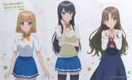 幼なじみが絶対に負けないラブコメ ラバーマット(プレイマット) 志田黒羽＆可知白草＆桃坂真理愛