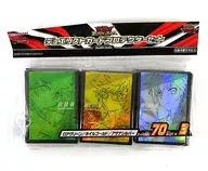遊戯王ラッシュデュエル デュエリストカードプロテクターセット(スリーブセット) ロアグリーン/ネイルゴールド/アサナシルバー ジャンプフェスタ2022 ONLINE限定