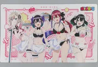 ばっどがーる 描き下ろしラバーマット(プレイマット) メイド水着
