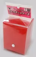 トレーディングカード用 トレカデッキケース ソフトタイプ (レッド)