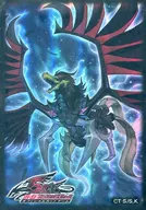 遊戯王5D’s デュエリストカードプロテクター(スリーブ) ブラックフェザー・ドラゴン（開封済み）