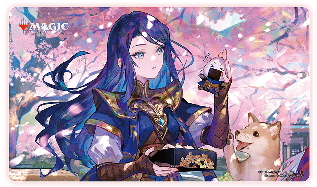 放浪皇のお花見 プレイマット（キービジュアル）