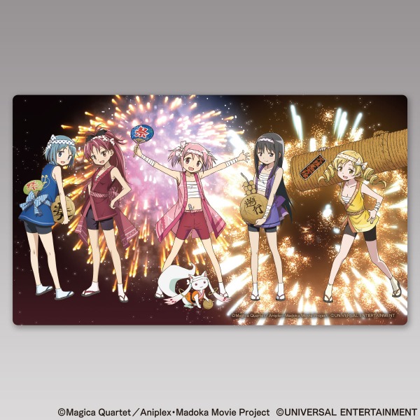 【ラバープレイマット】SLOT劇場版 魔法少女まどか☆マギカ[前編]始まりの物語／[後編]永遠の物語-花火師ver.