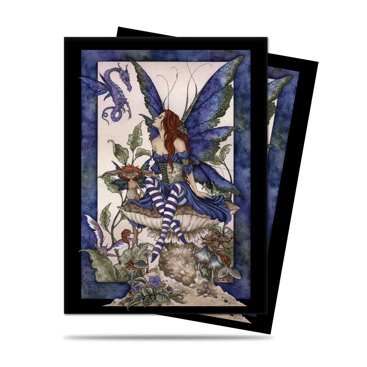 Amy Brown Bottom of the Garden Standard Size Deck Protector sleeves 100ct